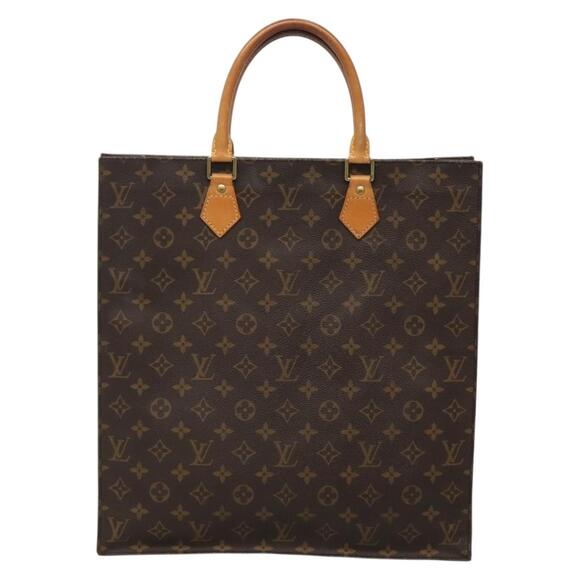 LOUIS VUITTON Monogram Sac Plat Hand Bag M51140 - Picture 13 of 16